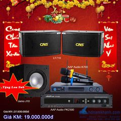 Bộ Karaoke Amply AAP PK2300+Loa CAVS LF710