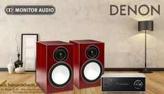 Bộ Hi-fi Denon DRA100 + Loa Monitor Audio Silver 2