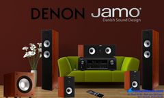 Amply Denon X550BT + Bộ loa 5.0 Jamo S526+ Sub Jamo J10