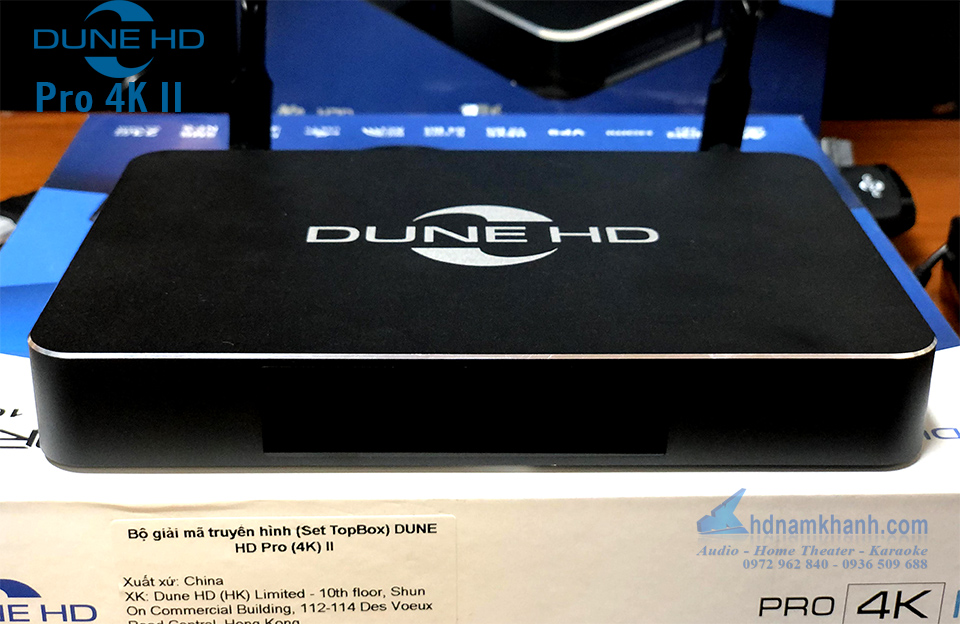 Mặt trước của Đầu Dune HD Pro 4K II 2020