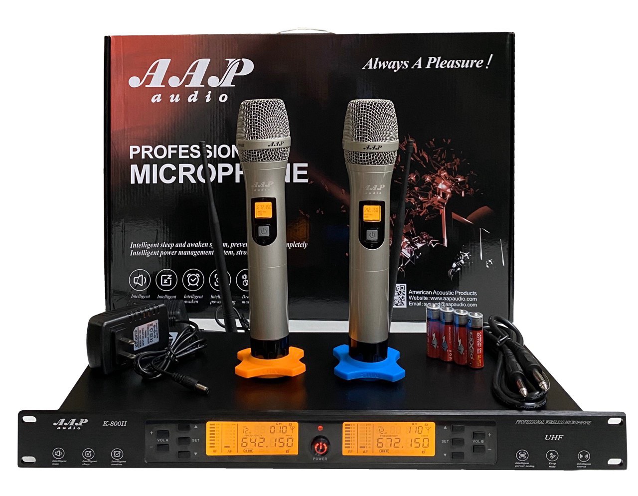 Micro AAP audio K800 II - Micro Karaoke Không dây