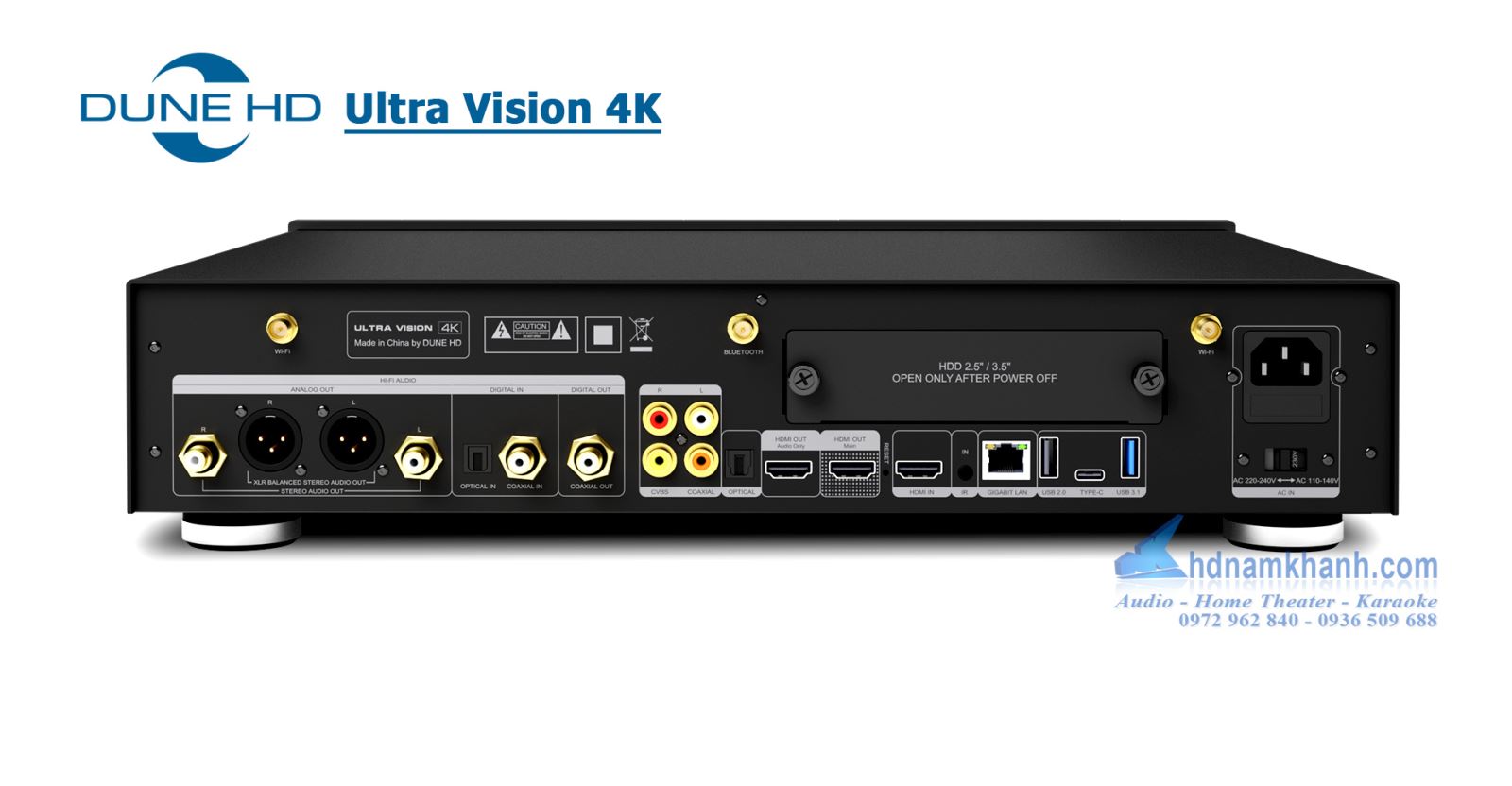 Đầu Dune HD Ultra Vision 4K - Đầu Phát Flagship High-End DAC